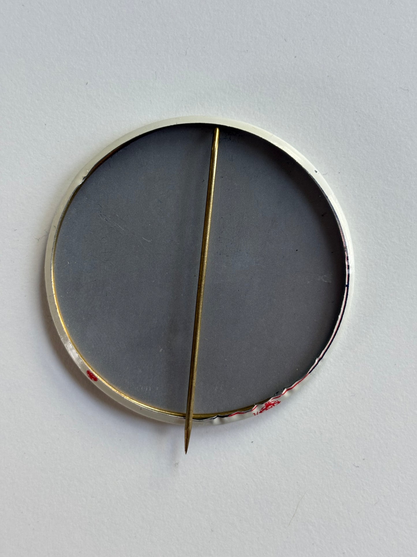 Ex Politician Button Screaming Dead 2.25”