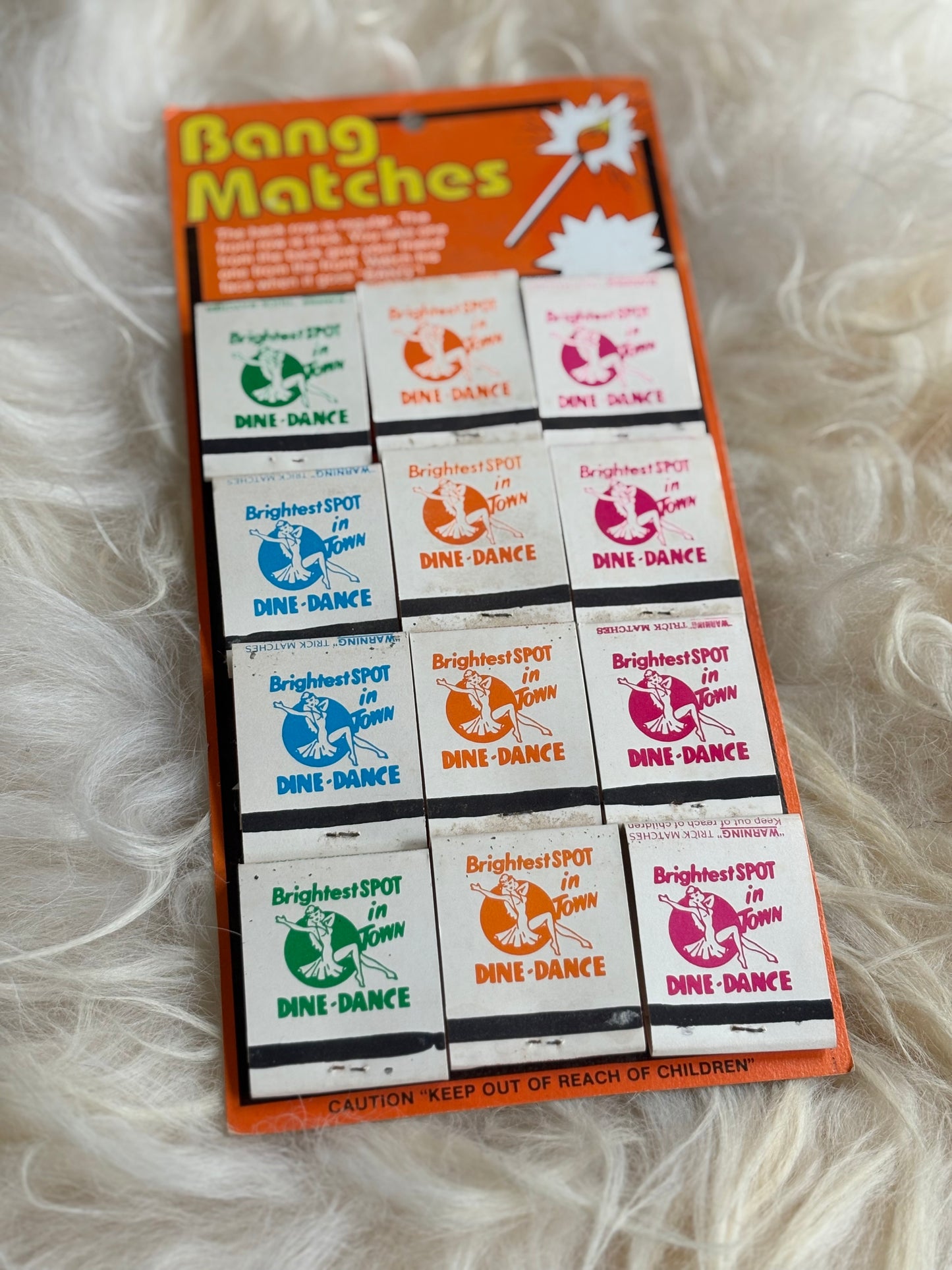 1960s Bang Matches Gag Gift