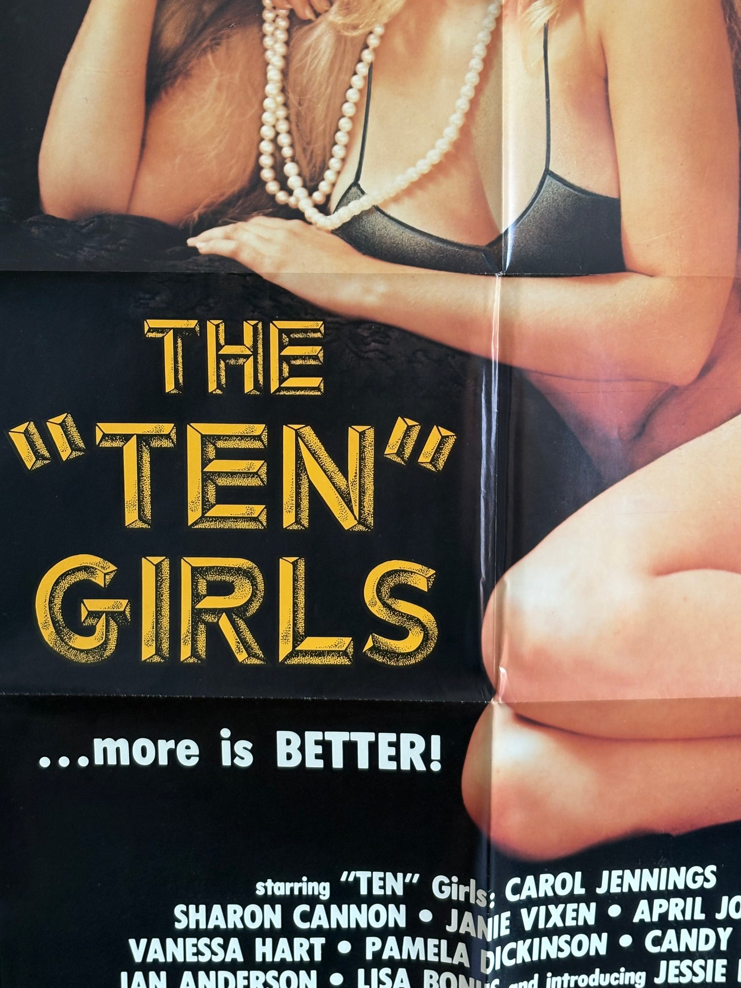 1981 ADULT “The Ten Girls” Poster