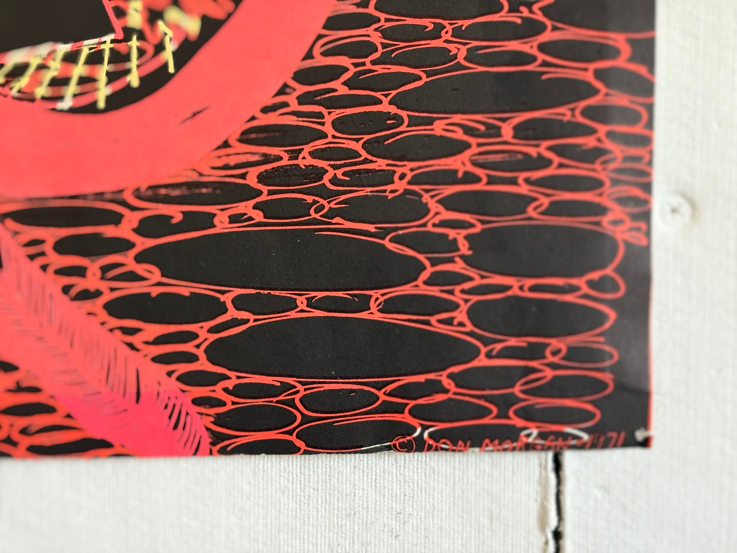 1971 “Black Biker Vixen” Blacklight Poster by Don Morgan Nice
