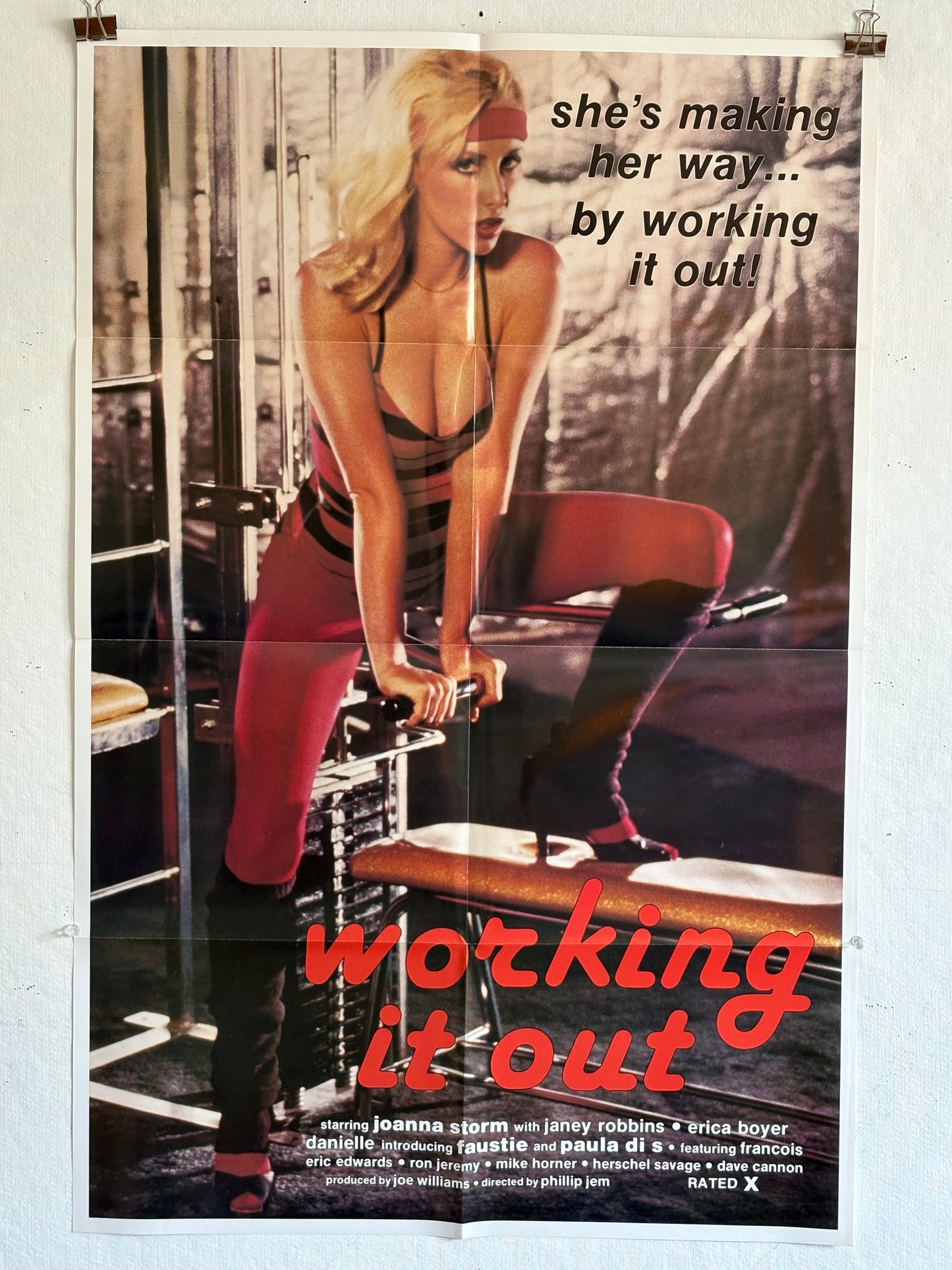 1983 ADULT “Working it Out” Poster