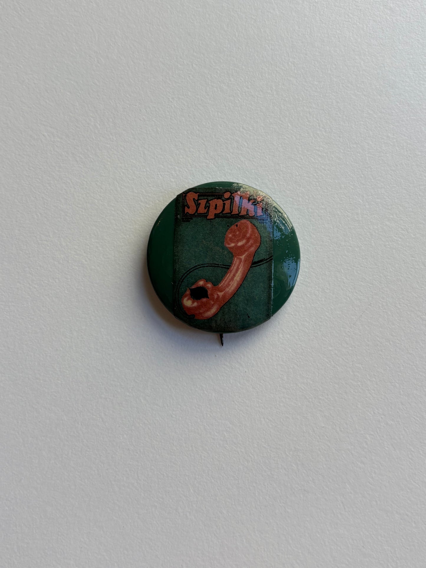 Ex Politician Button Szpilki 1.75”