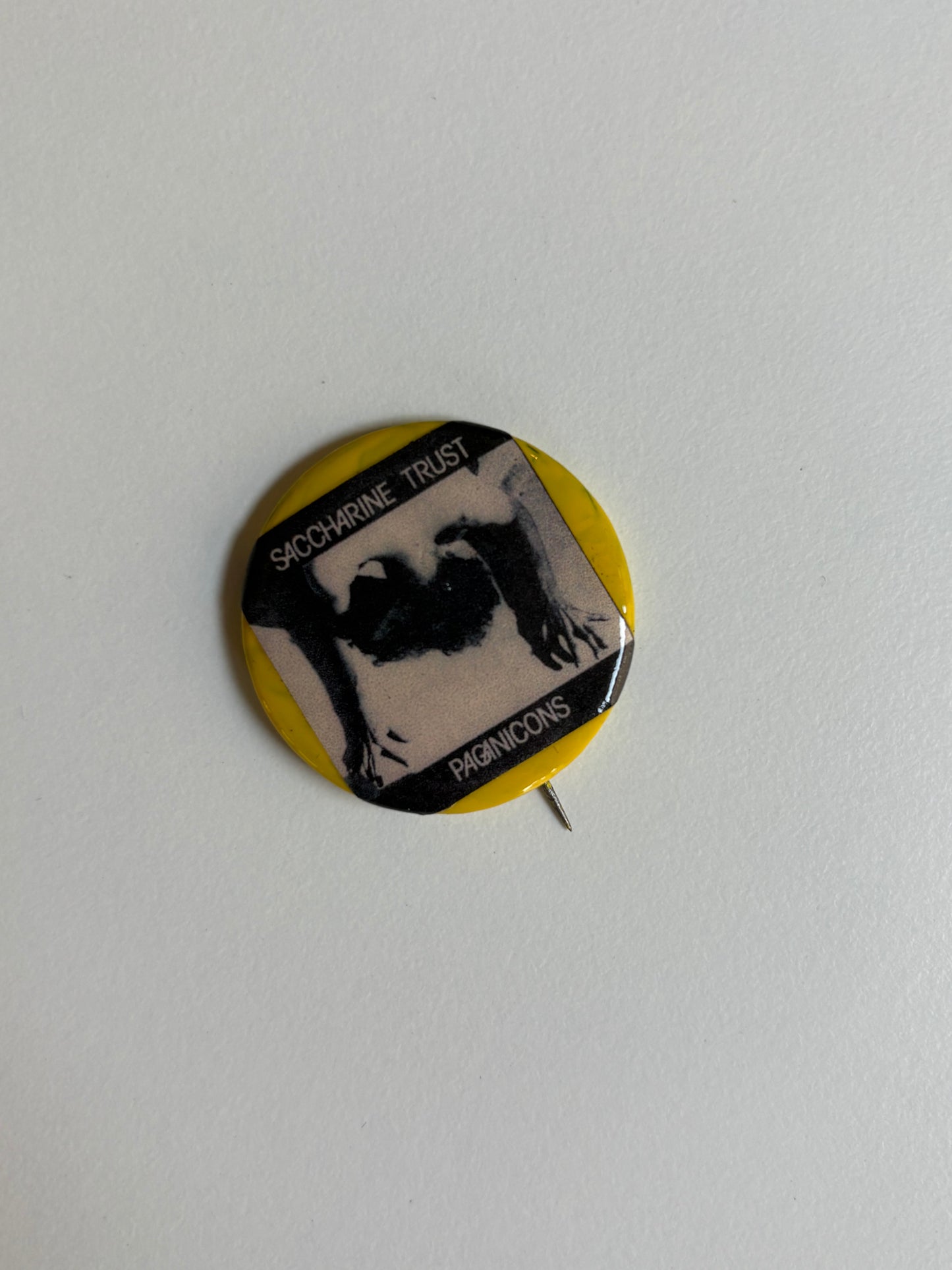 Ex Politician Button Saccharine Trust 1.5”