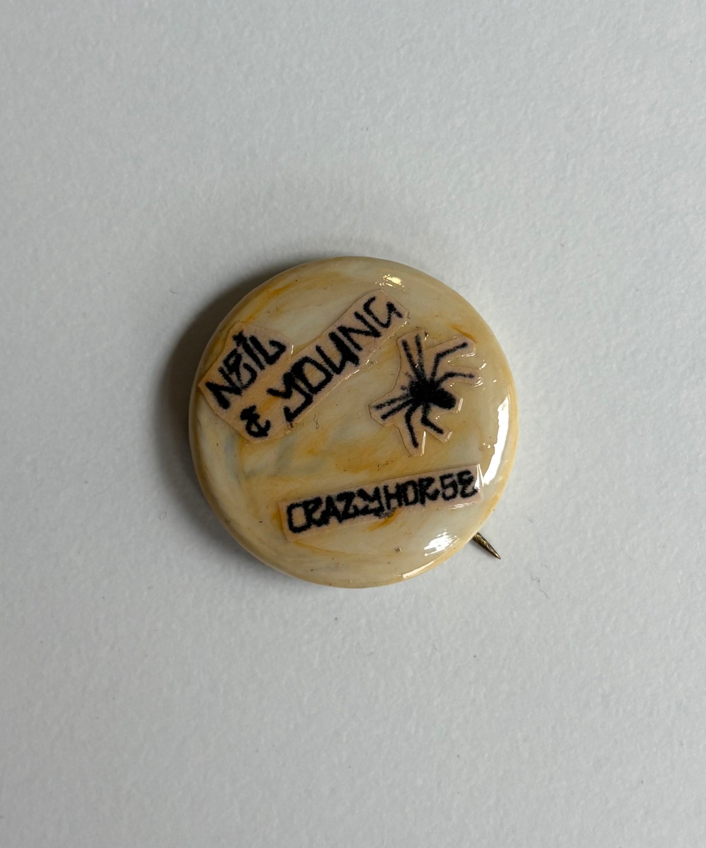 Ex Politician Button Neil Young & Crazy Horse 1.125”