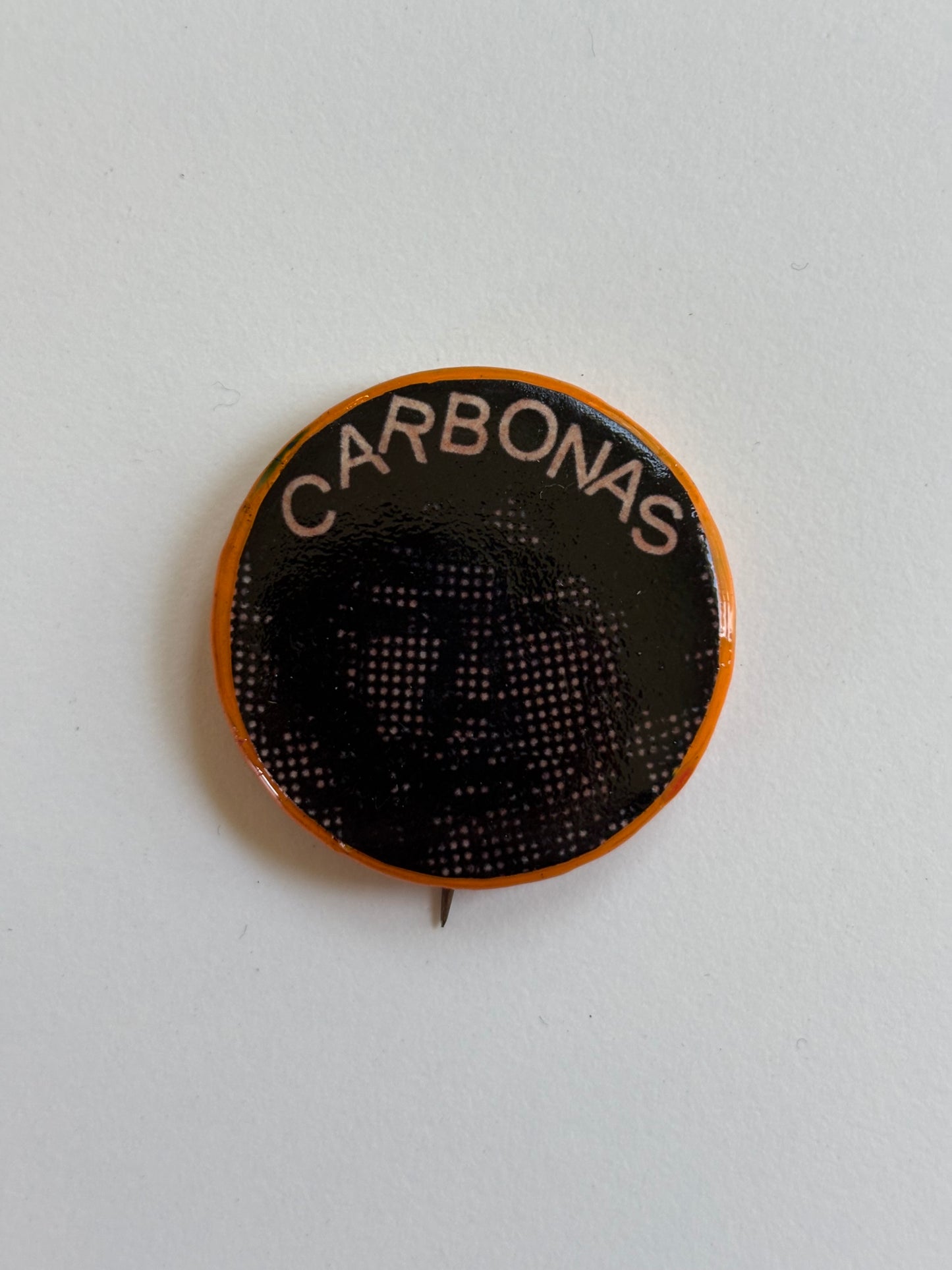 Ex Politician Button Carbonas 1.75”