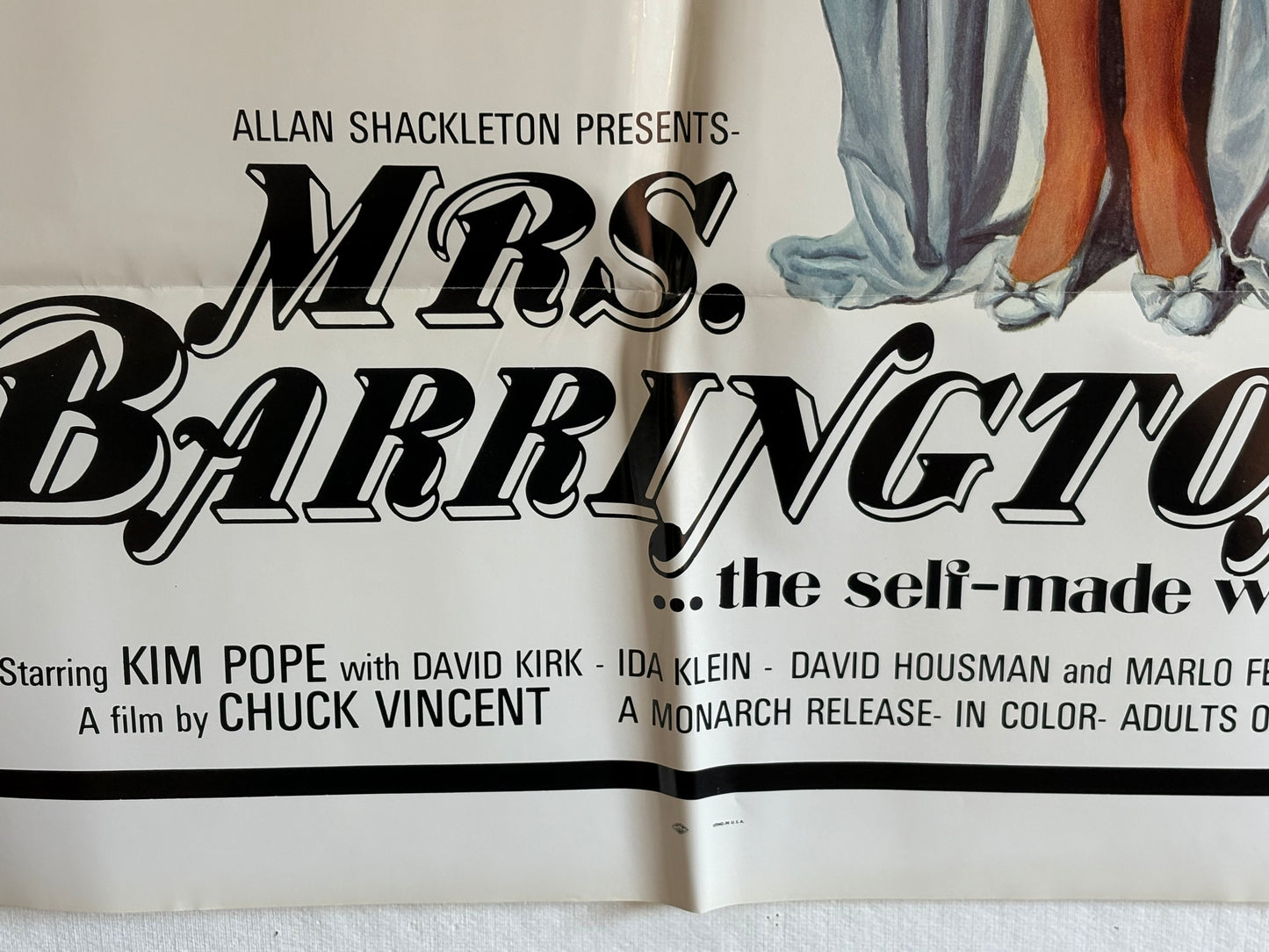 1974 COMEDY “Mrs. Barrington” Poster