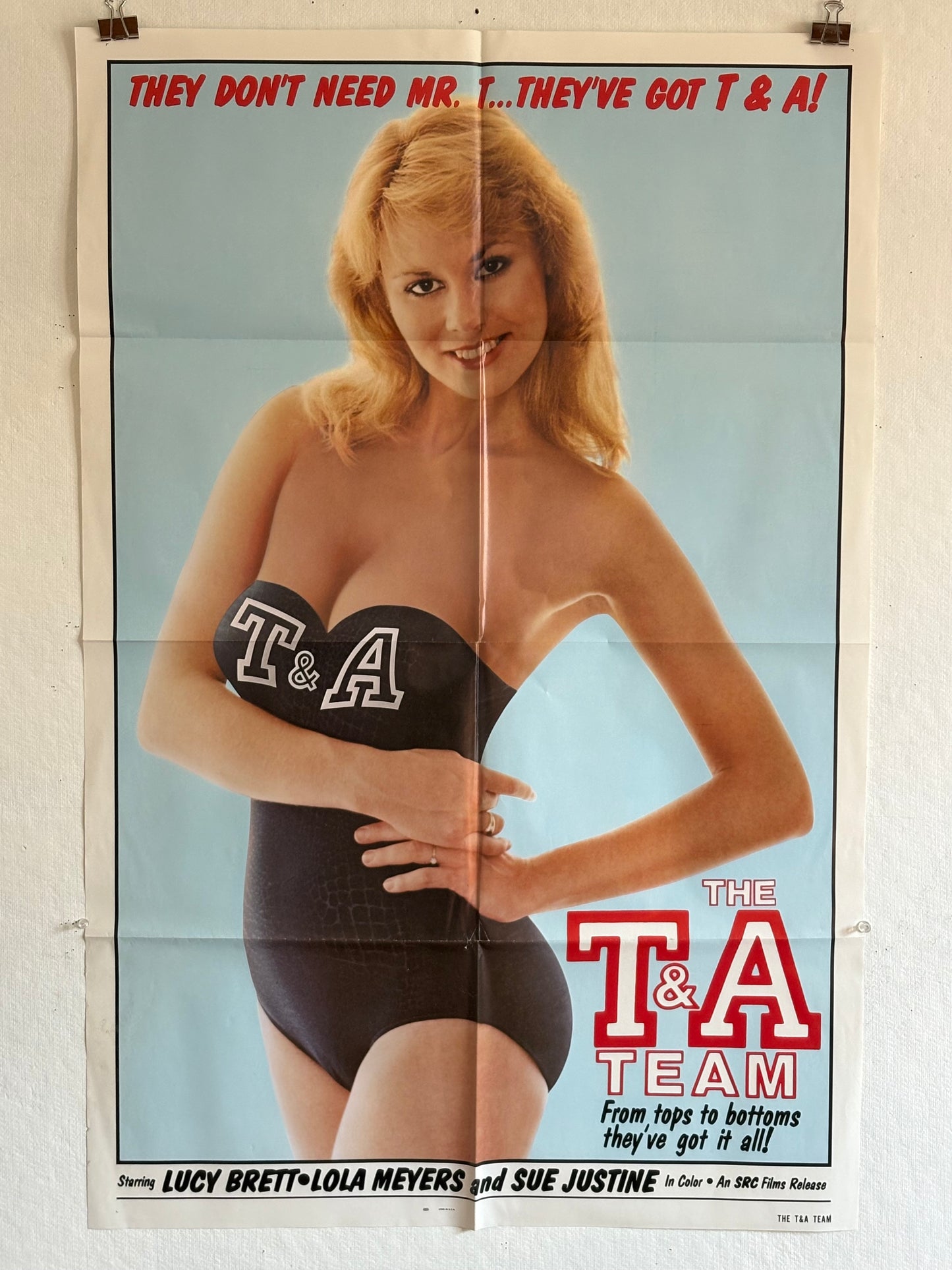 1984 ADULT “The T&A Team” Poster