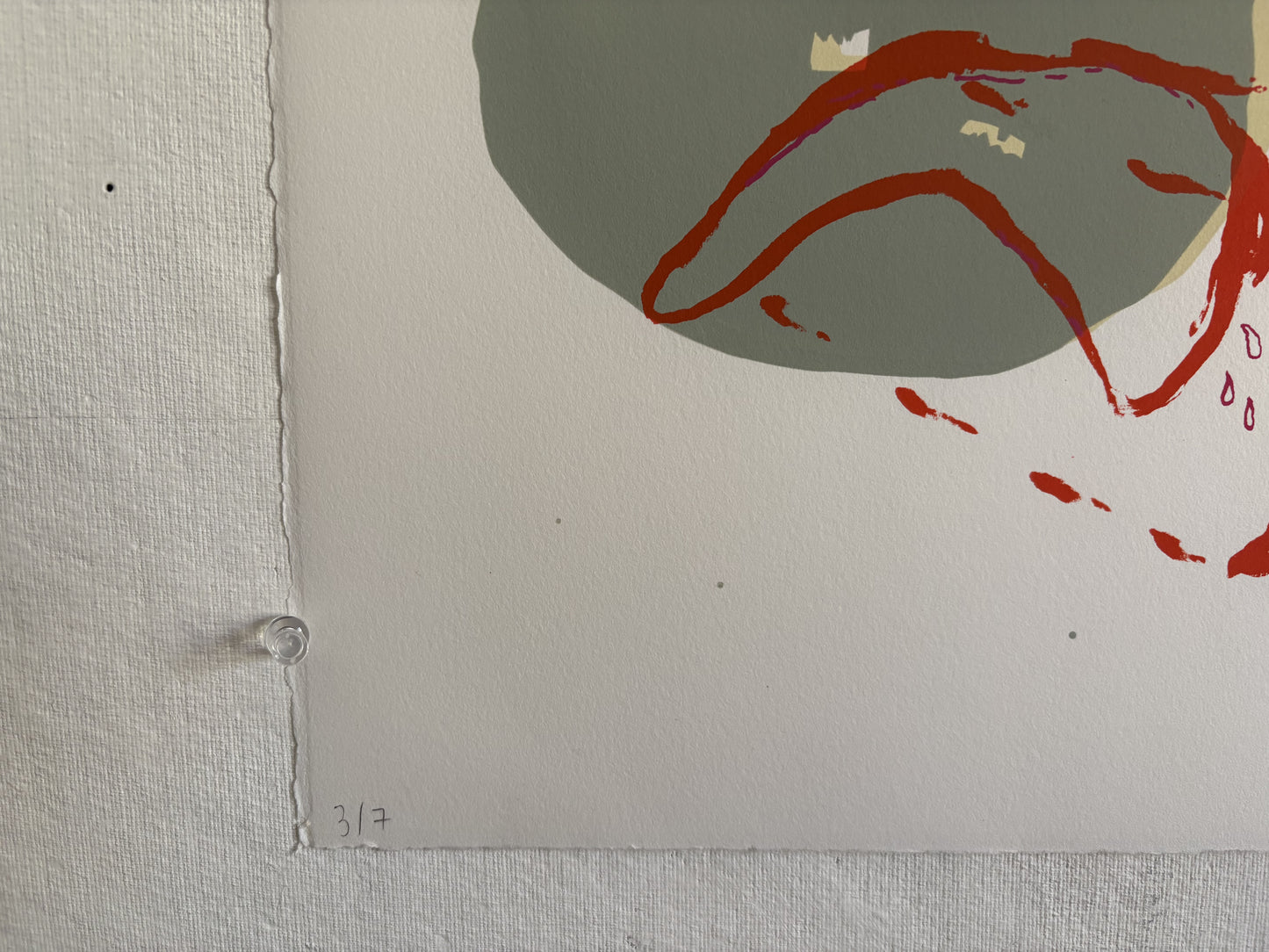 “Masks II” Screeneprint by KNOX
