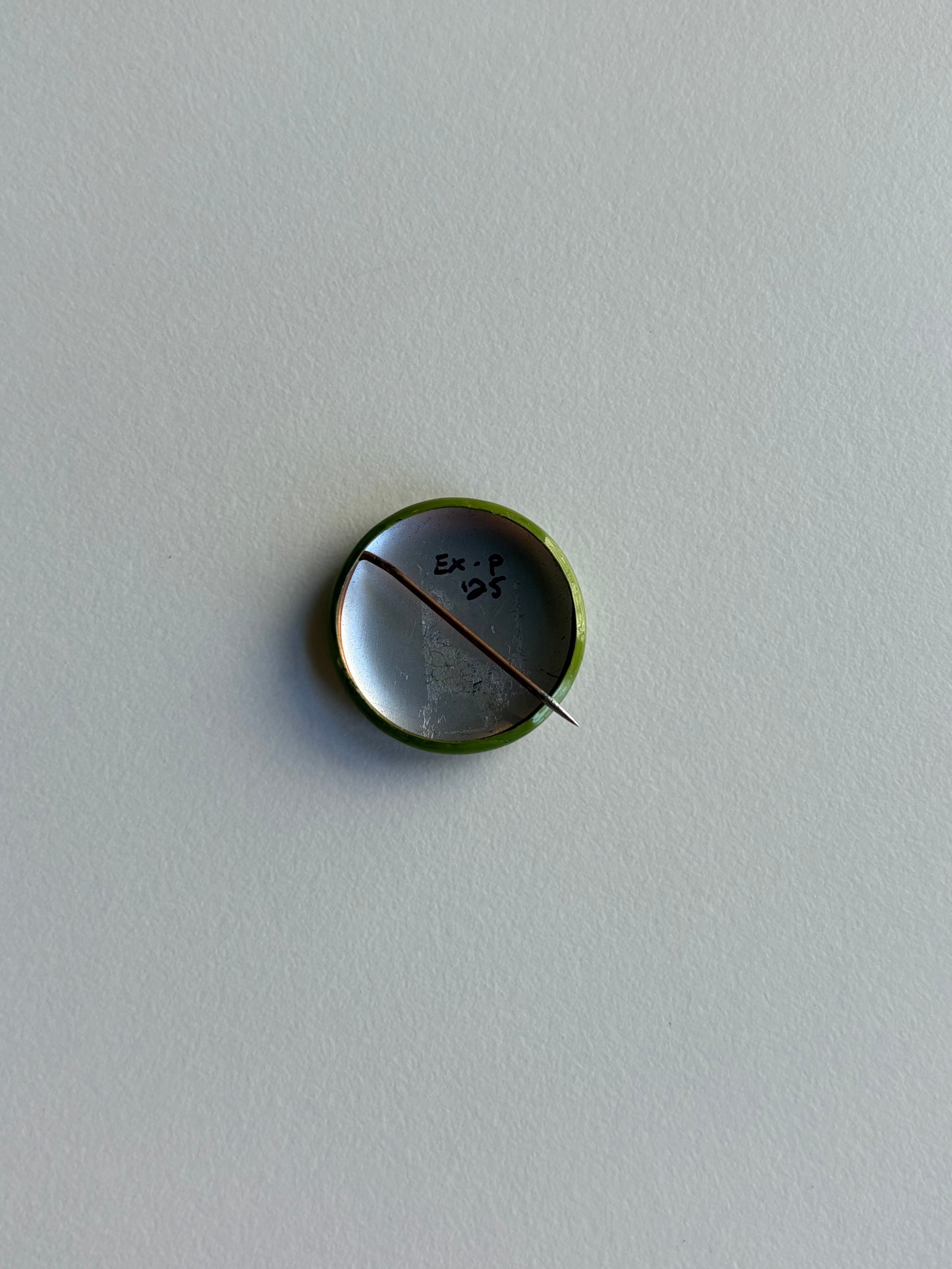 Ex Politician Button Devo .75”