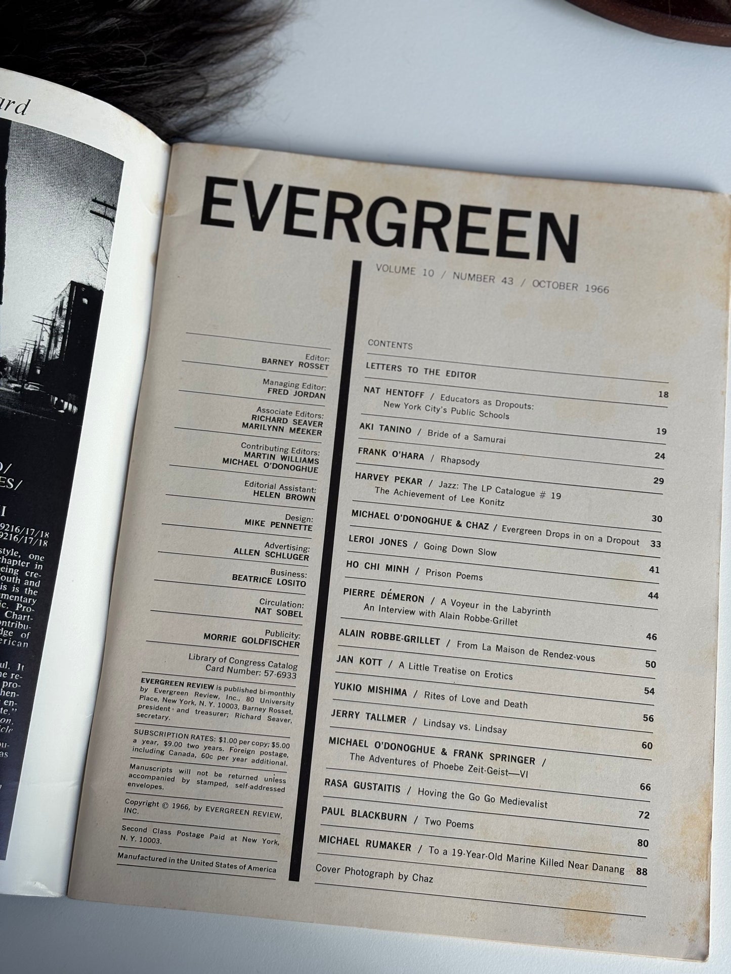 Evergreen Magazine No. 43 1966