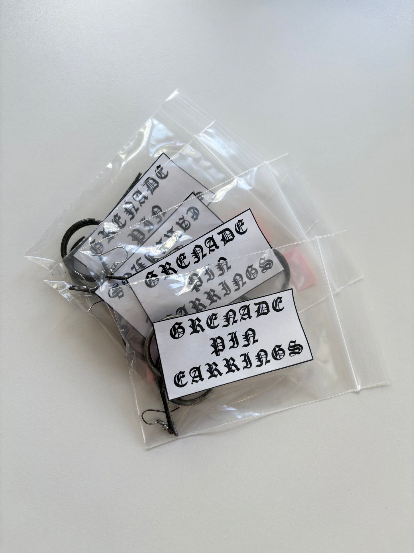 Grenade Pin Earrings by TouchMBD