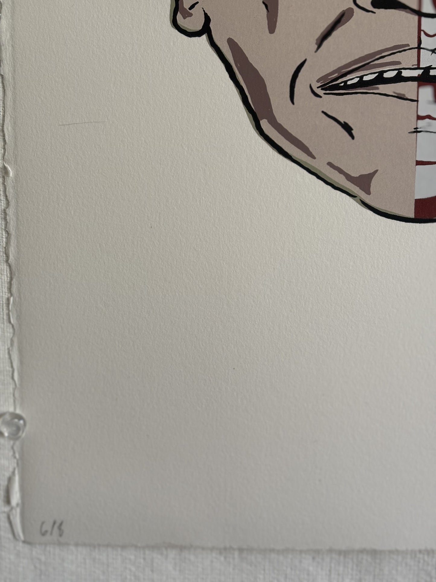 “Masks III” Screenprint by KNOX