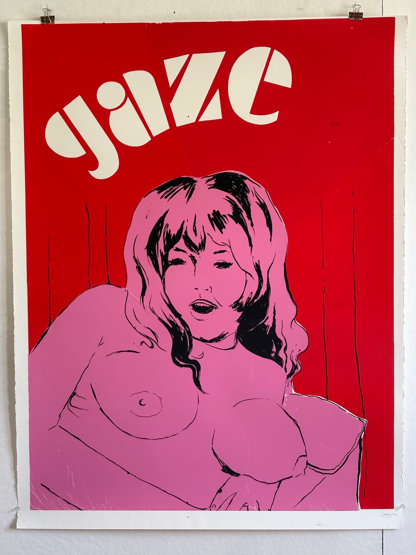 “Gaze” Screenprint by TouchMBD