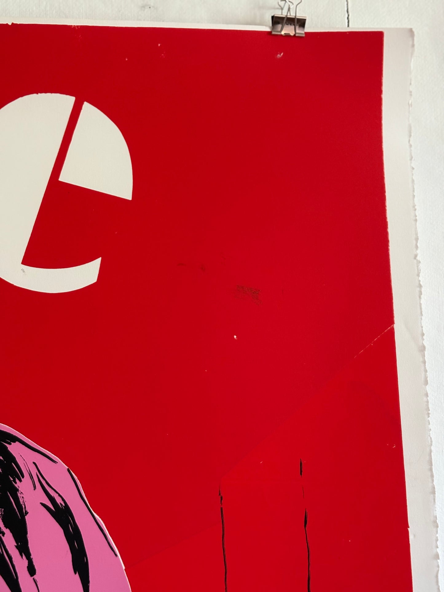 “Gaze” Screenprint by TouchMBD