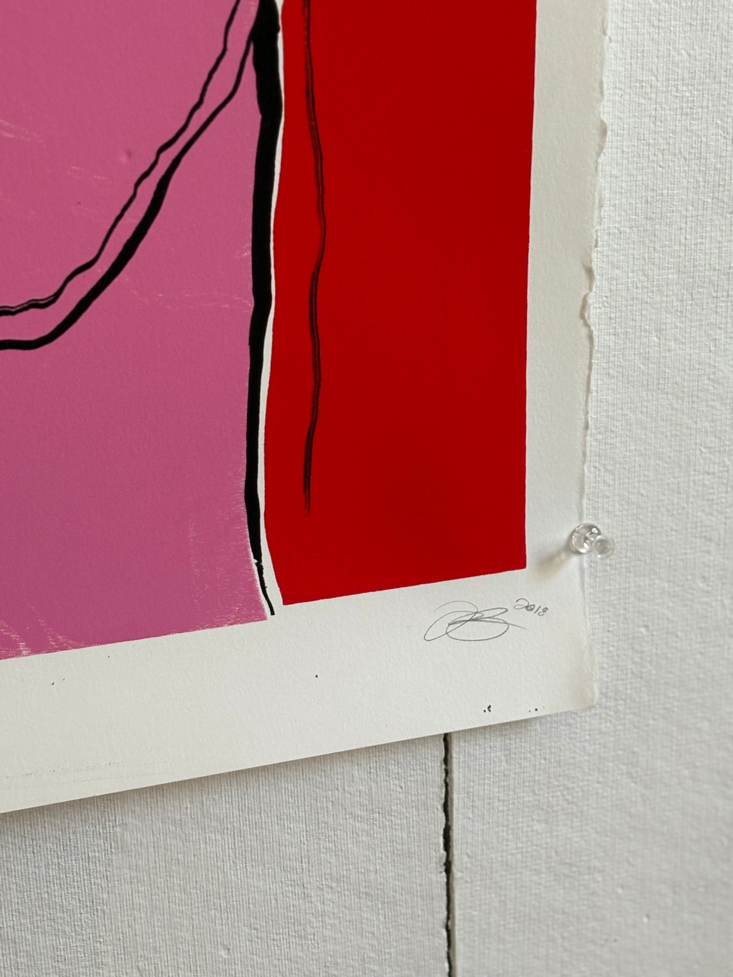 “Gaze” Screenprint by TouchMBD