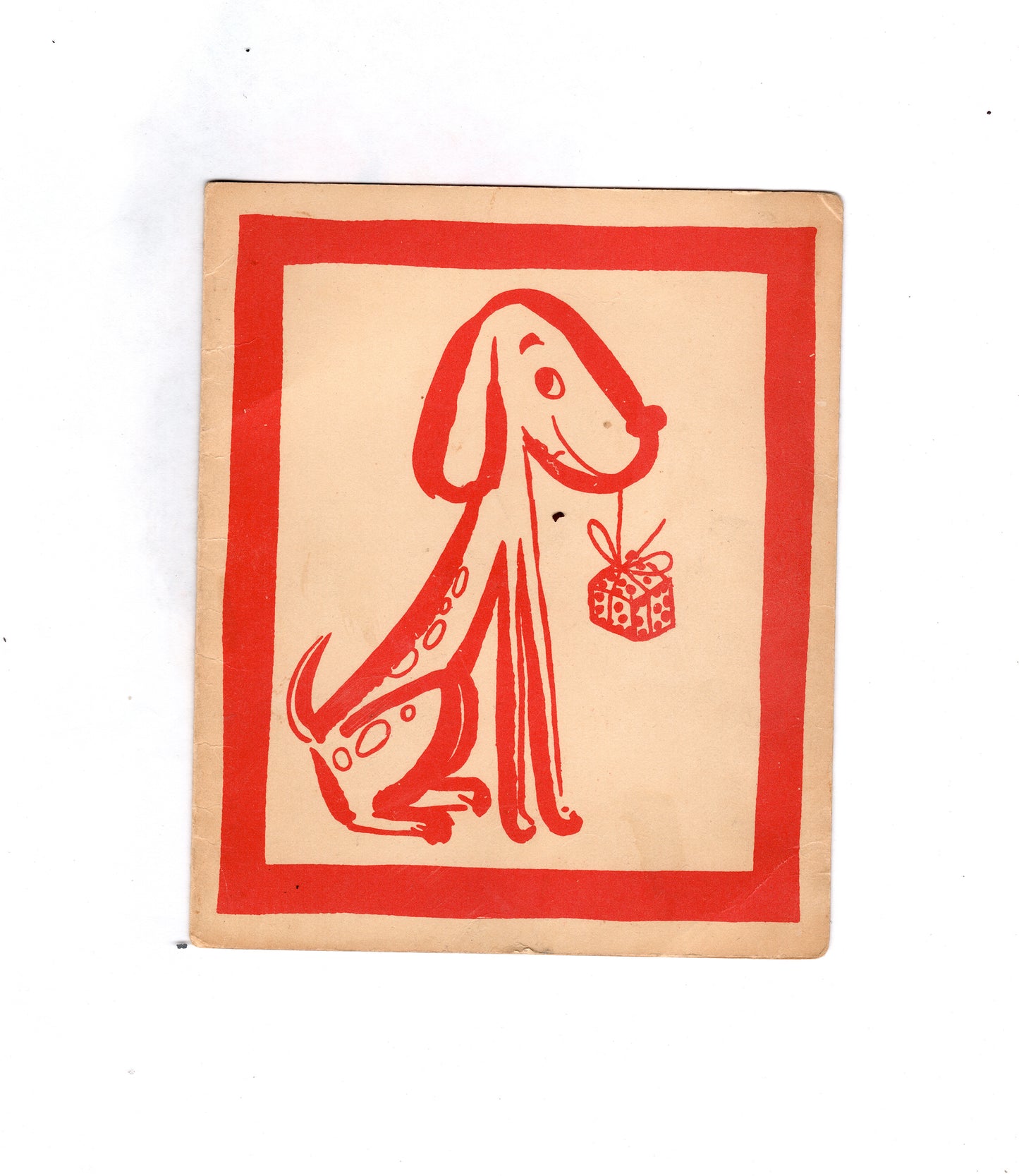 Vintage 1960's Adult Gag Christmas Card