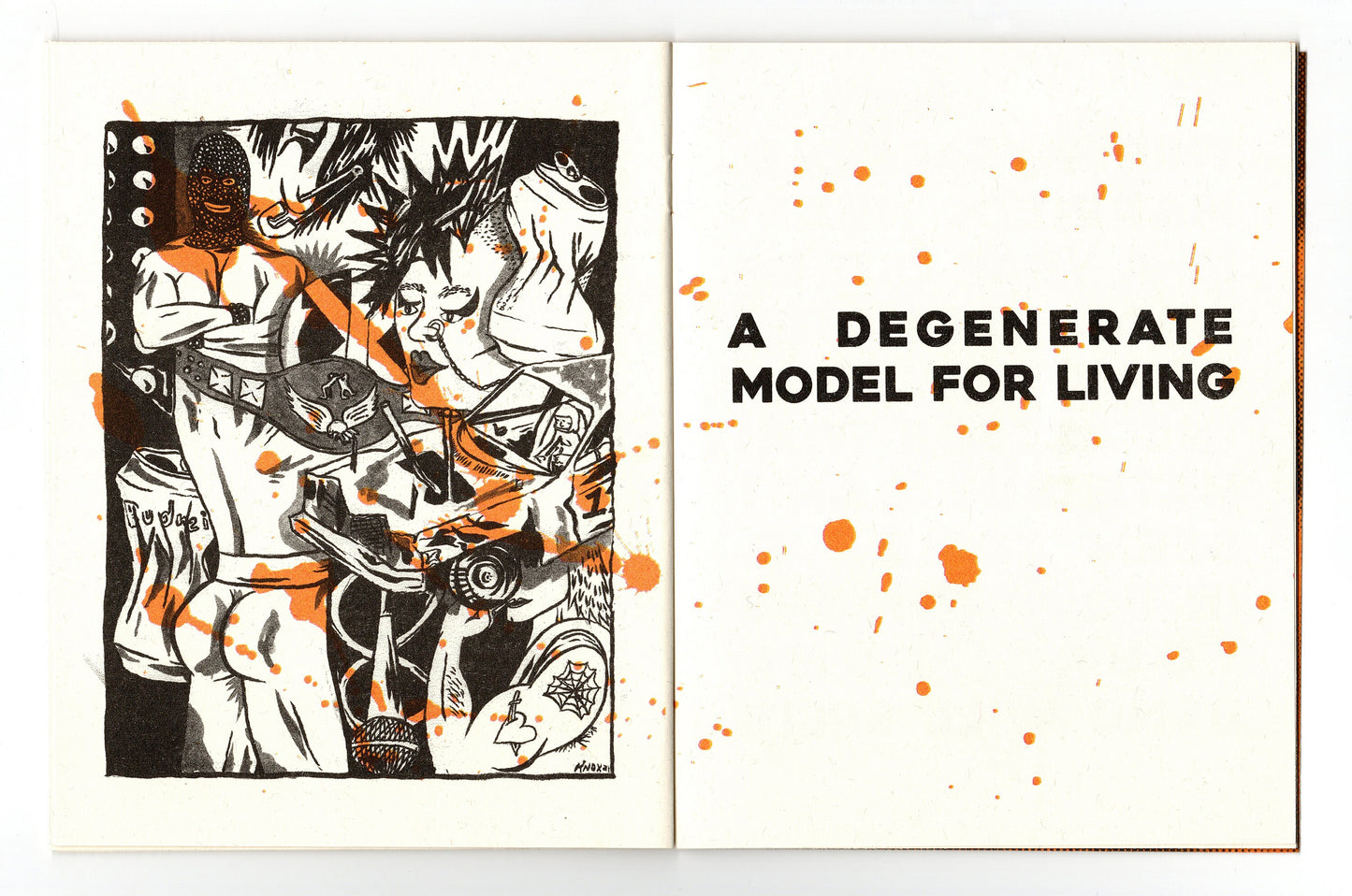 Revenant/A Degenerate Model For Living by Mark Plasma illustrated by KNOX
