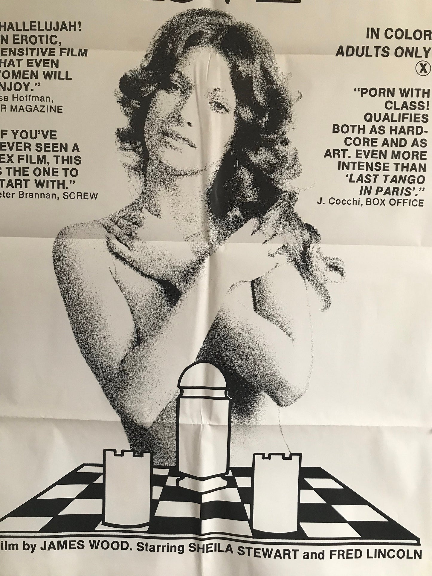 1974 ADULT “A Game of Love” Original Poster