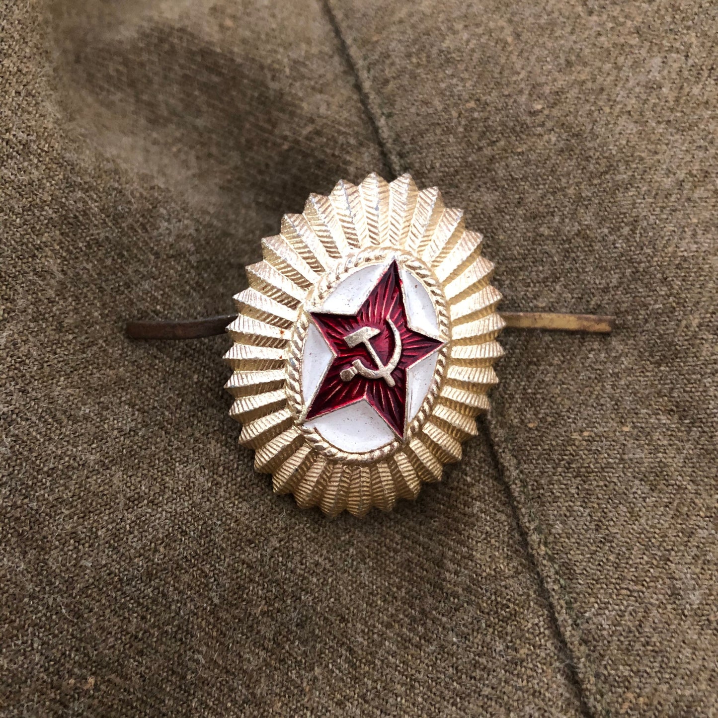 Soviet Hat Cockades Hammer and Sickle
