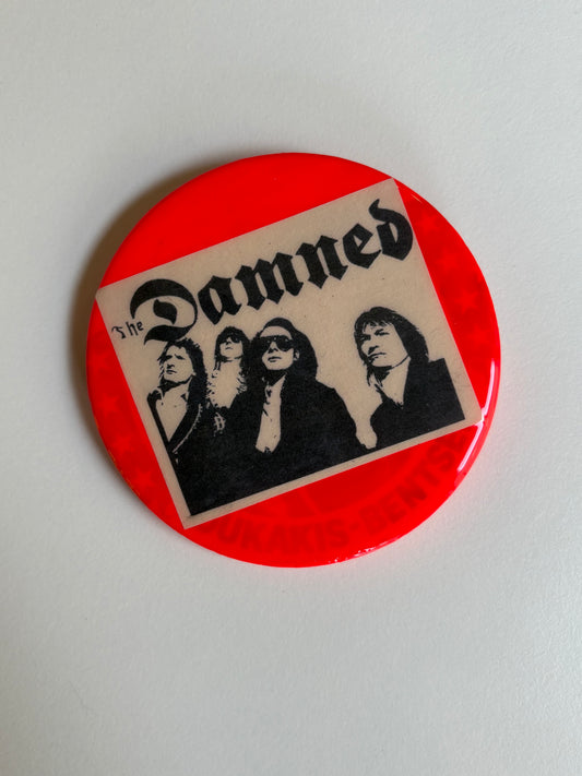 Ex Politician Button The Damned 3”