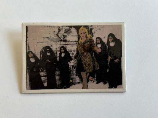 Ex Politician Button The Nuns 3.125”