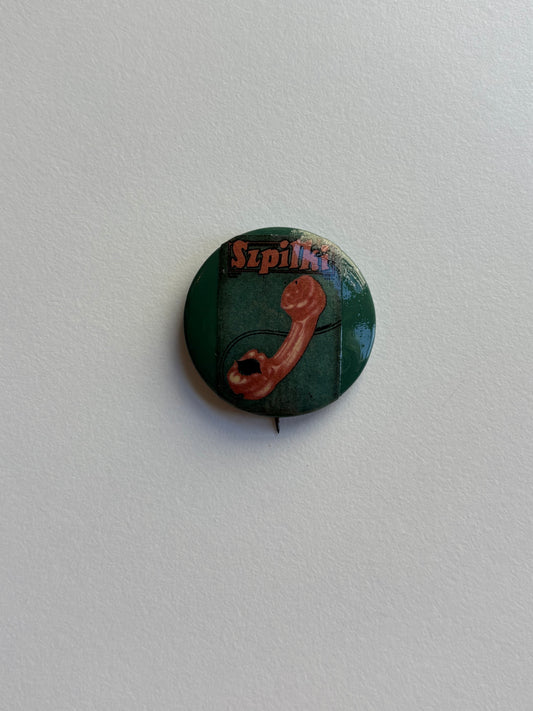 Ex Politician Button Szpilki 1.75”