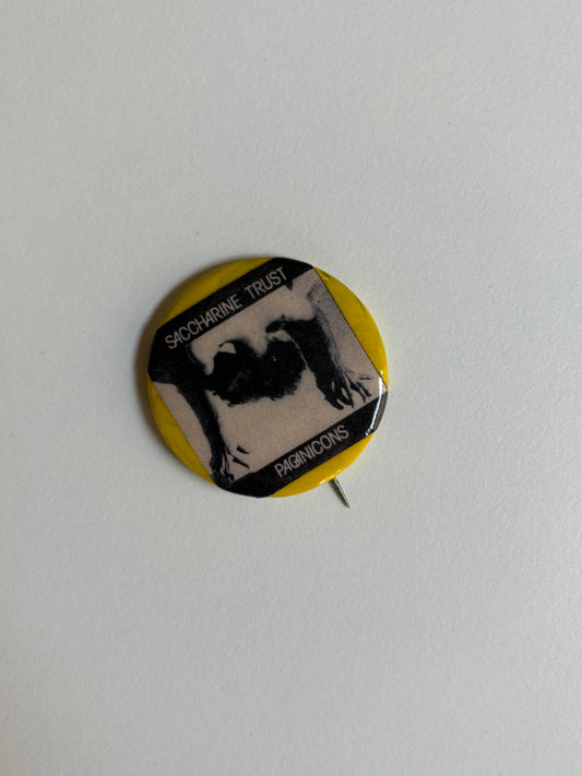 Ex Politician Button Saccharine Trust 1.5”