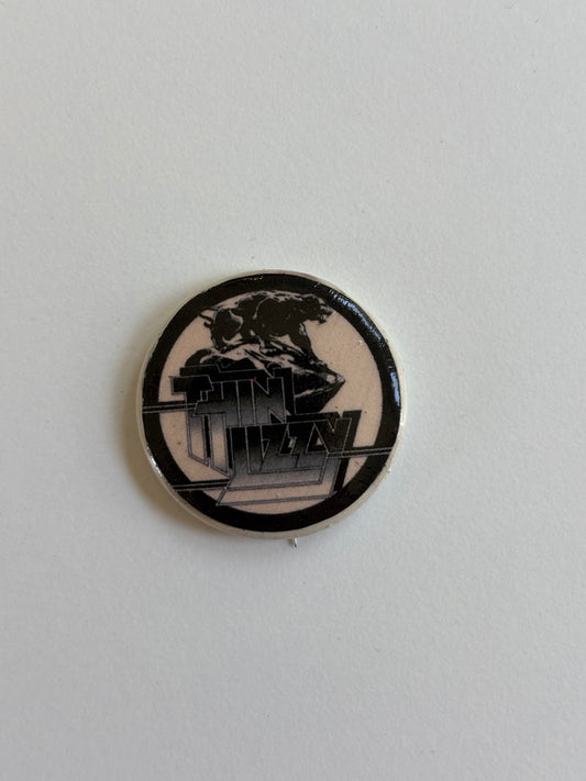 Ex Politician Button Thin Lizzy 1.125”