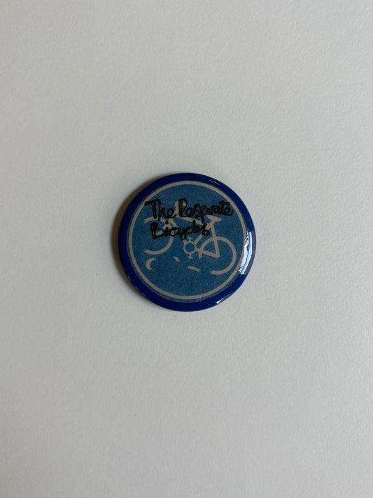 Ex Politician Button Desperate Bicycles 1.5”