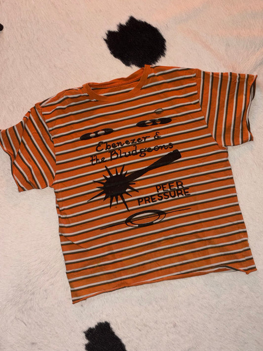 Ebeneezer & The Bludgeons on Vintage Stripe Shirt, size S