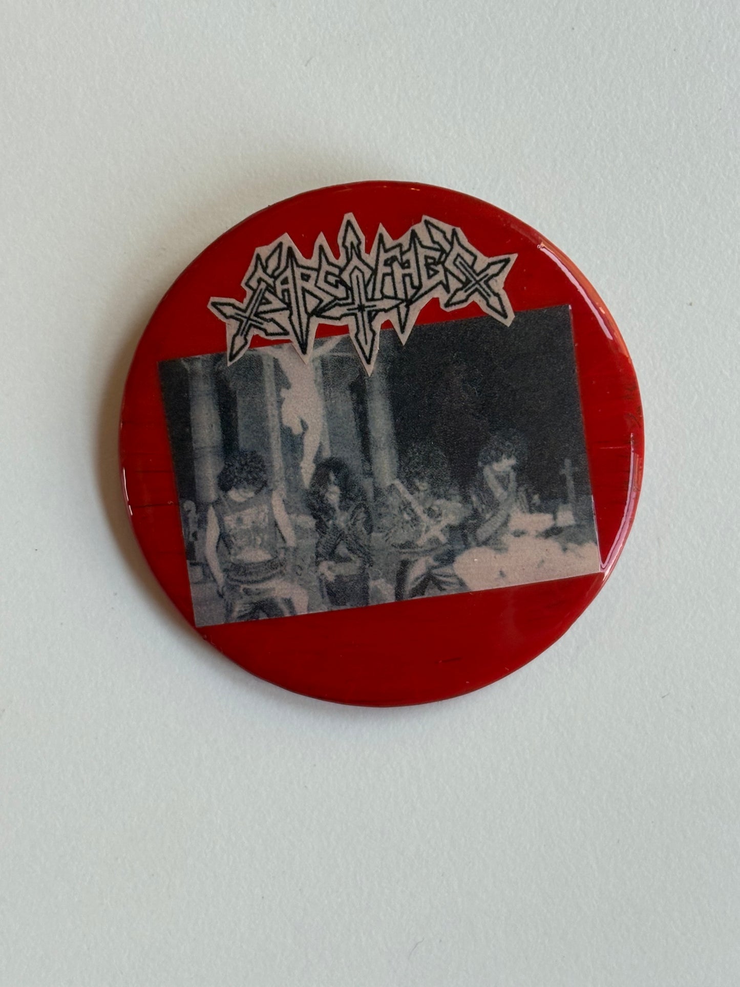 Ex Politician Button Sarcofago 2.25”