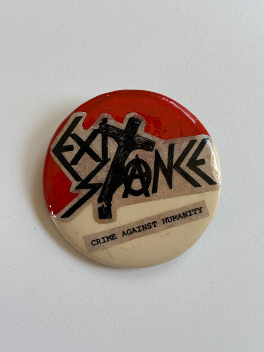 Ex Politician Button Exit Stance 1.75”