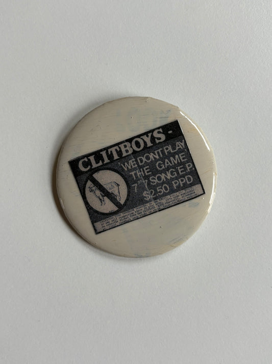 ON HOLD Ex Politician Button Clitboys 2.25”