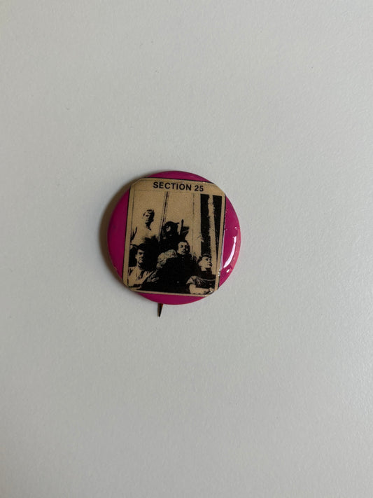 Ex Politician Button Section 25 1.5”