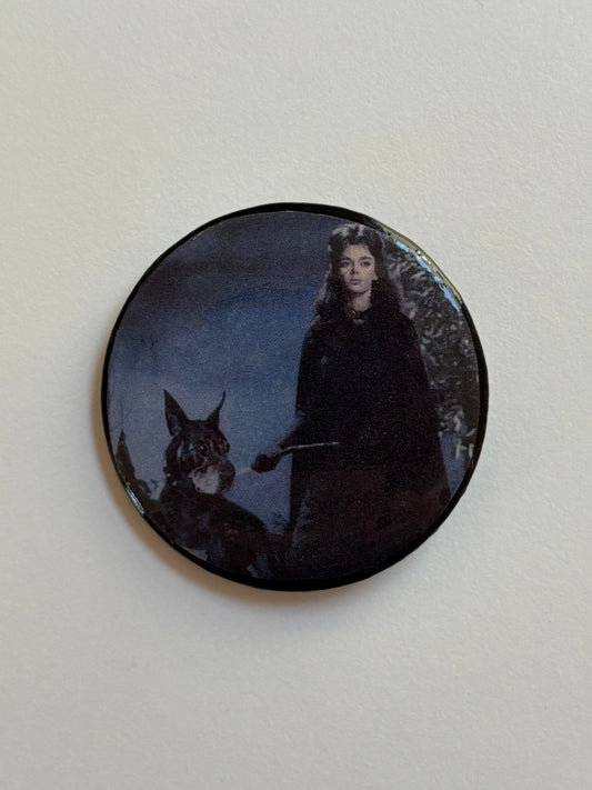 Ex Politician Button Black Sunday 2.25”
