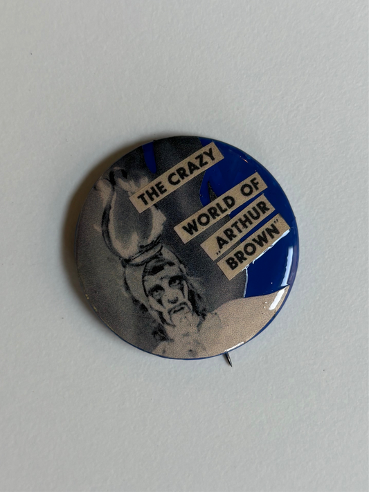 Ex Politician Button Arthur Brown 1.5”