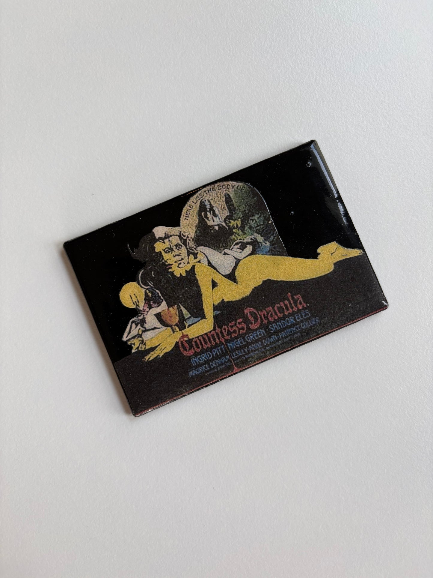 Ex Politician, Countess Dracula 1971, Travel Mirror 3”
