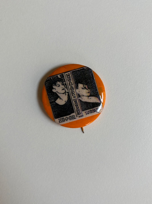 Ex Politician Button Hagar the Womb