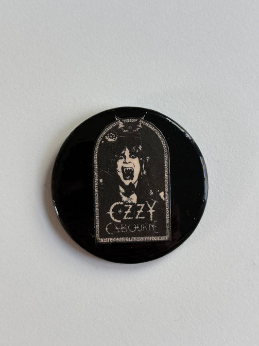 Ex Politician Button Ozzy Osbourne 1.75”