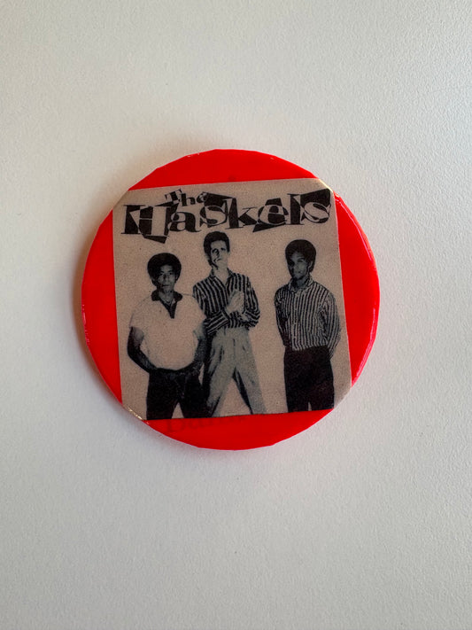 Ex Politician Button The Haskels 2.25”
