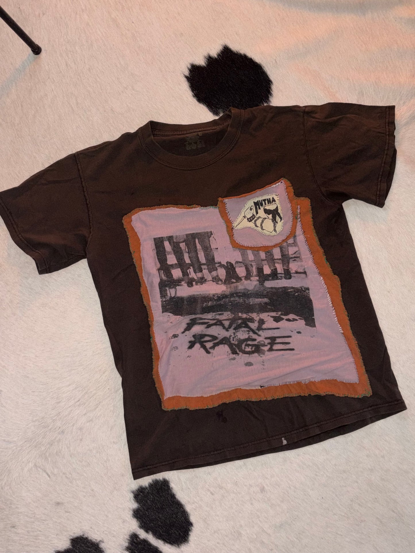 Fatal Rage/Mutha Records Handmade Shirt, Size M