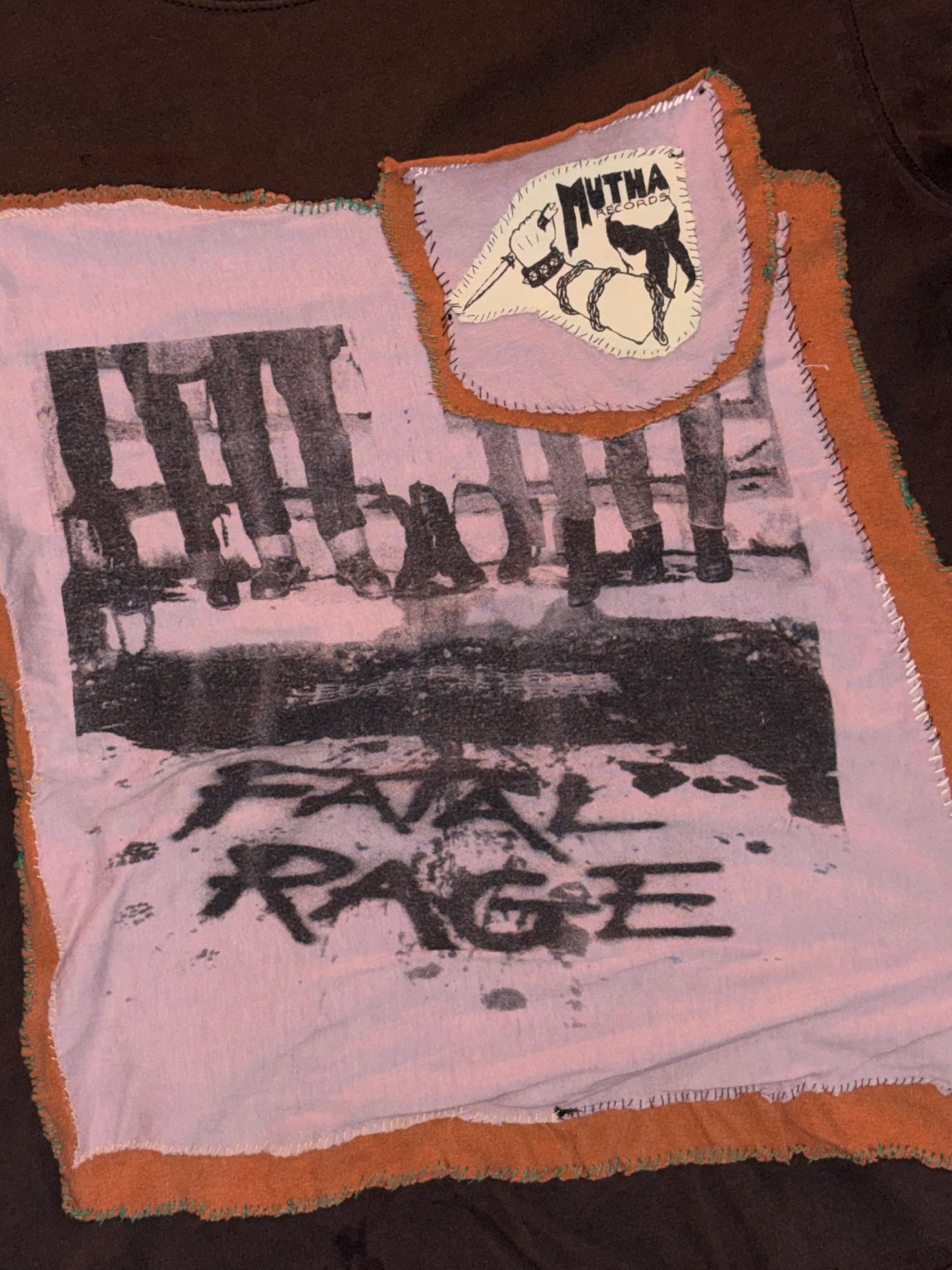 Fatal Rage/Mutha Records Handmade Shirt, Size M