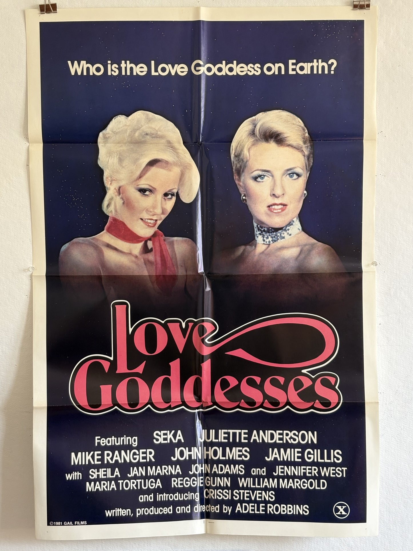 1981 ADULT “Love Goddesses” Poster