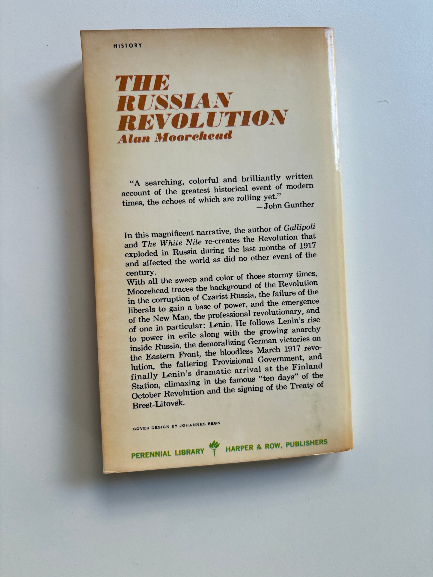 The Russian Revolution by Alan Moorehead