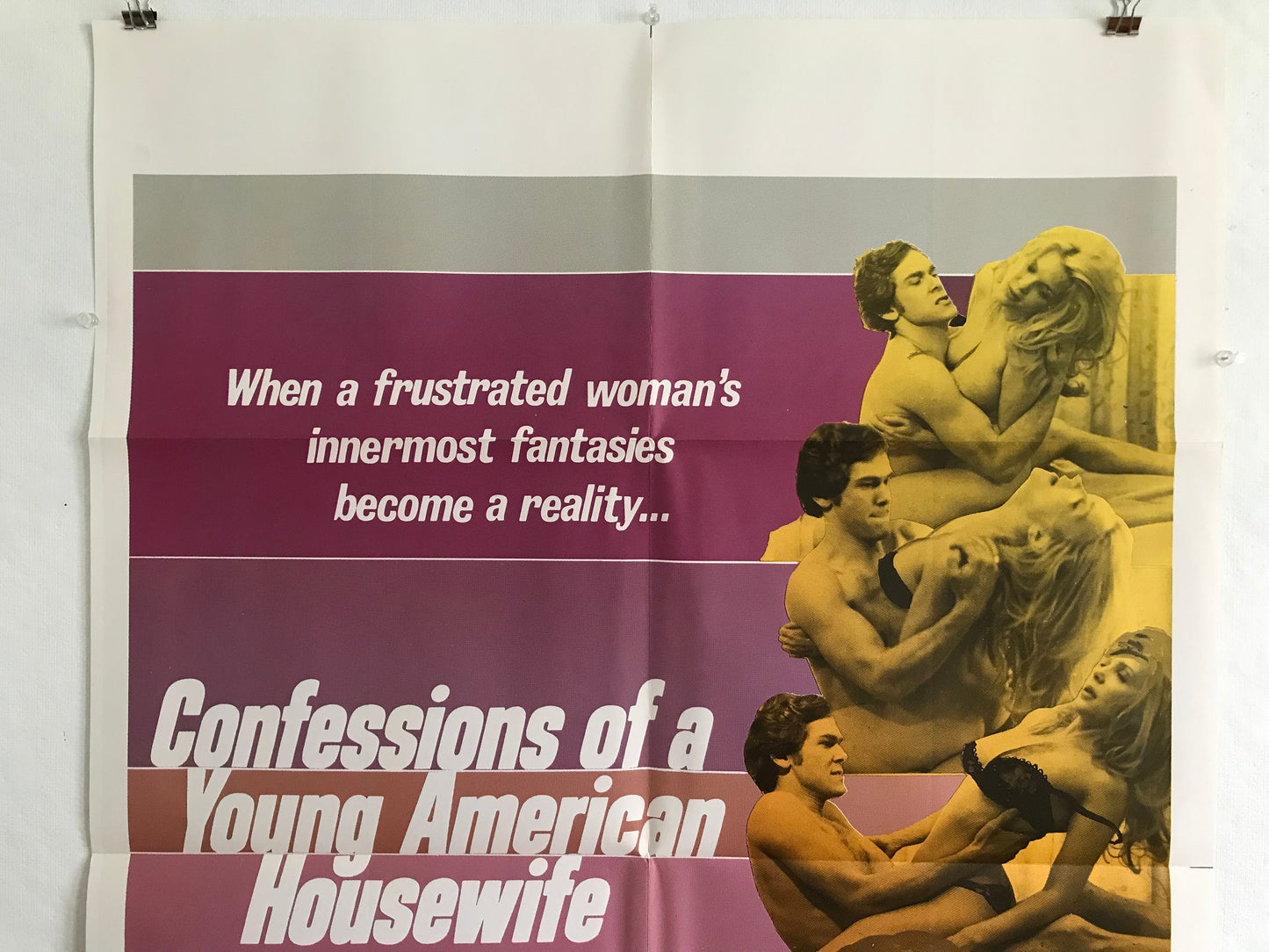 1974 ADULT “Confessions of A Young American Housewife” Poster