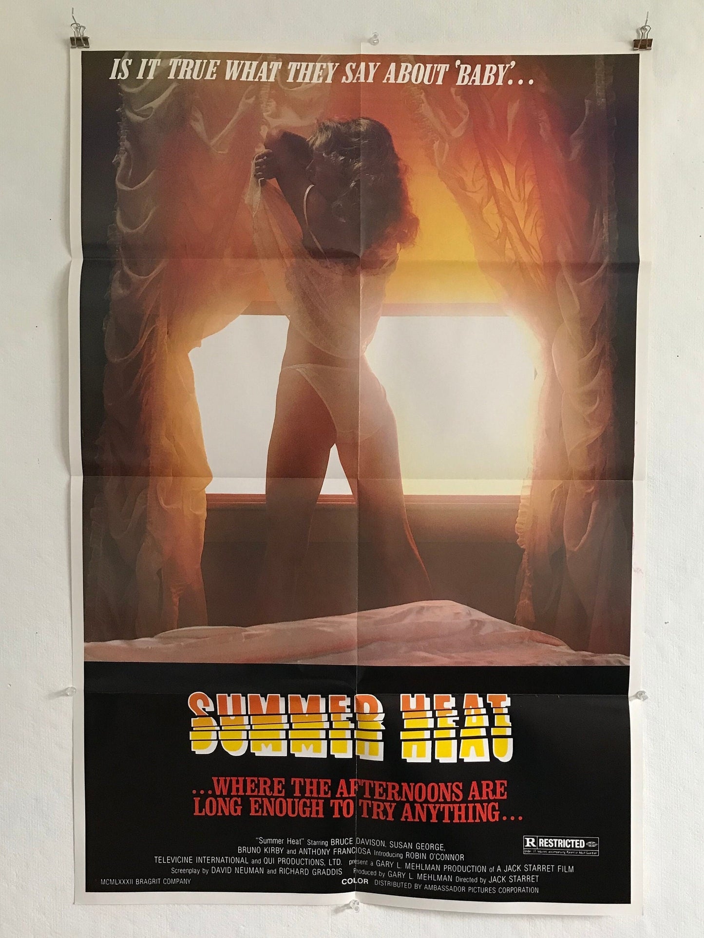 1982 ADULT “Summer Heat” Original Poster