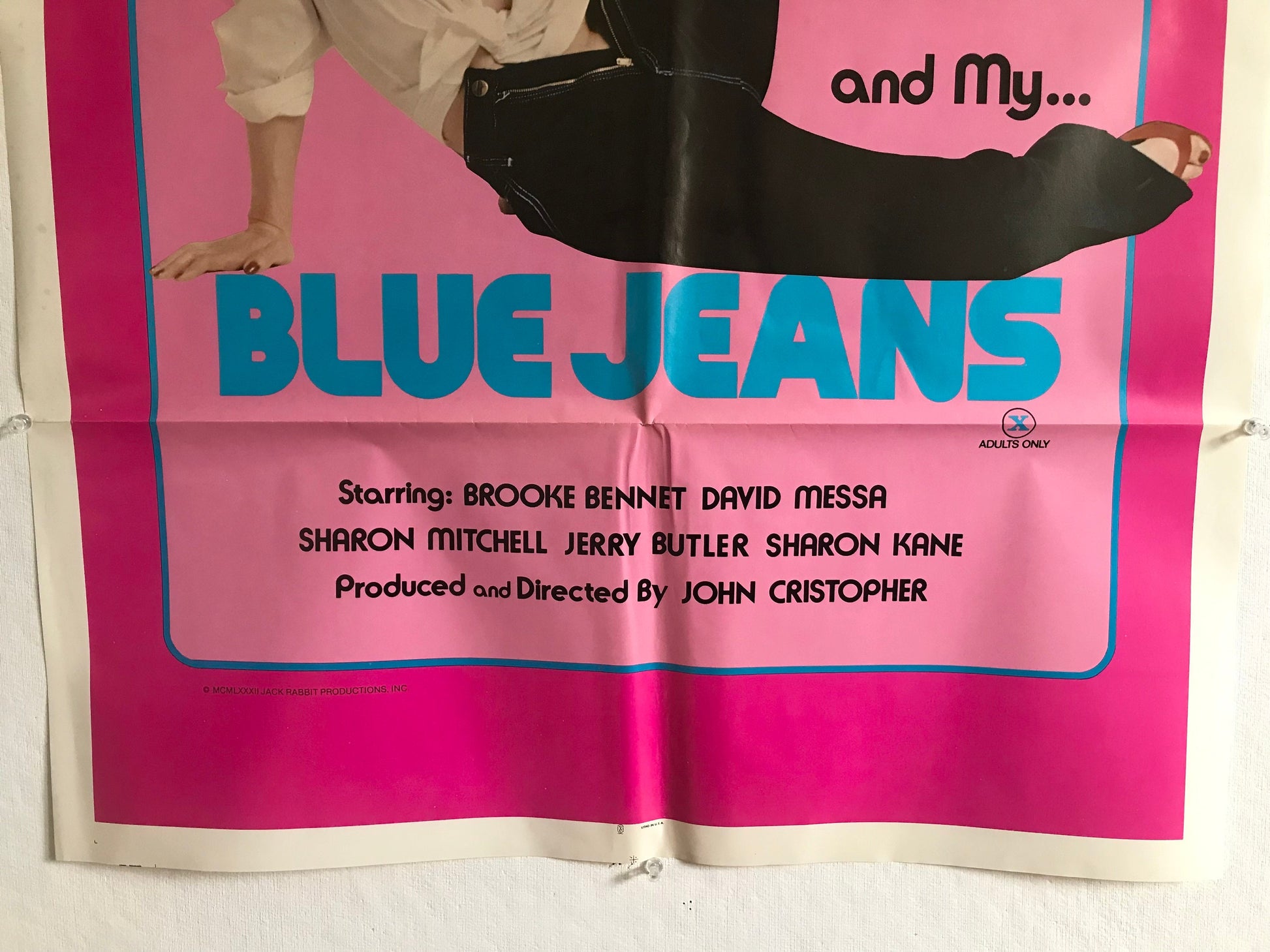 1982 ADULT “Blue Jeans” Poster