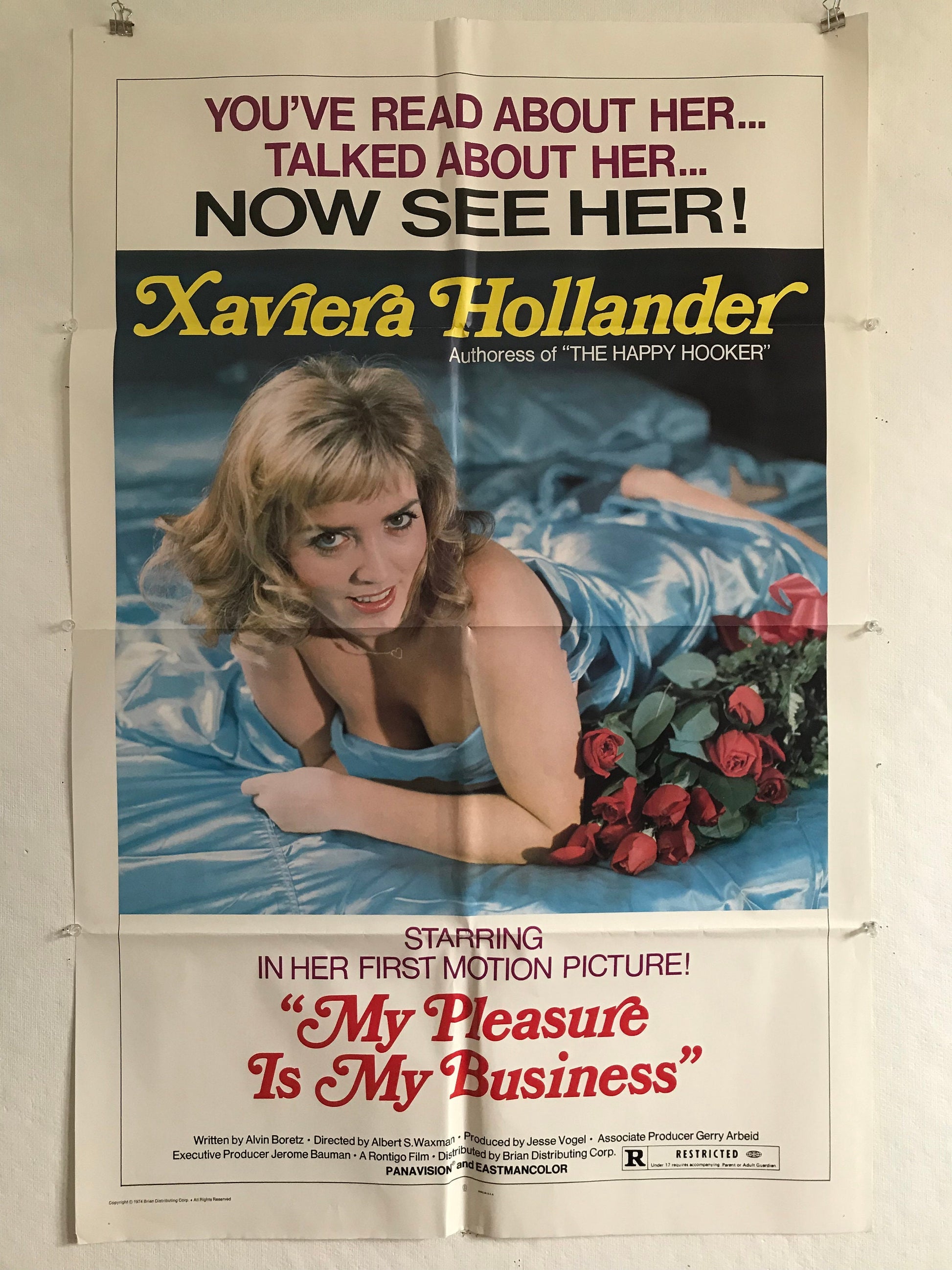 1974 ADULT Movie Poster “My Pleasure Is My Business”