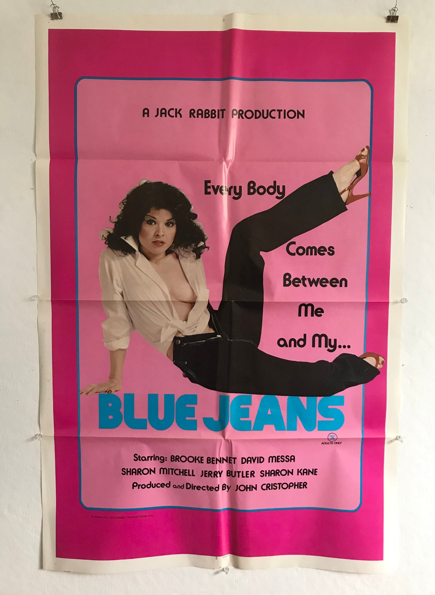 1982 ADULT “Blue Jeans” Poster