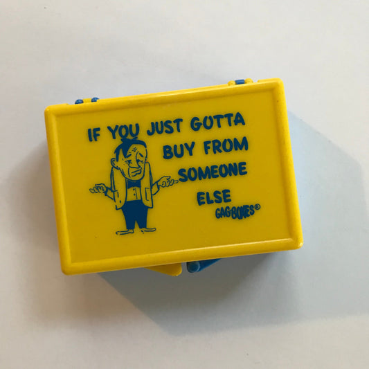 1970s Gag Boxes “Our Families Will Understand” Novelty